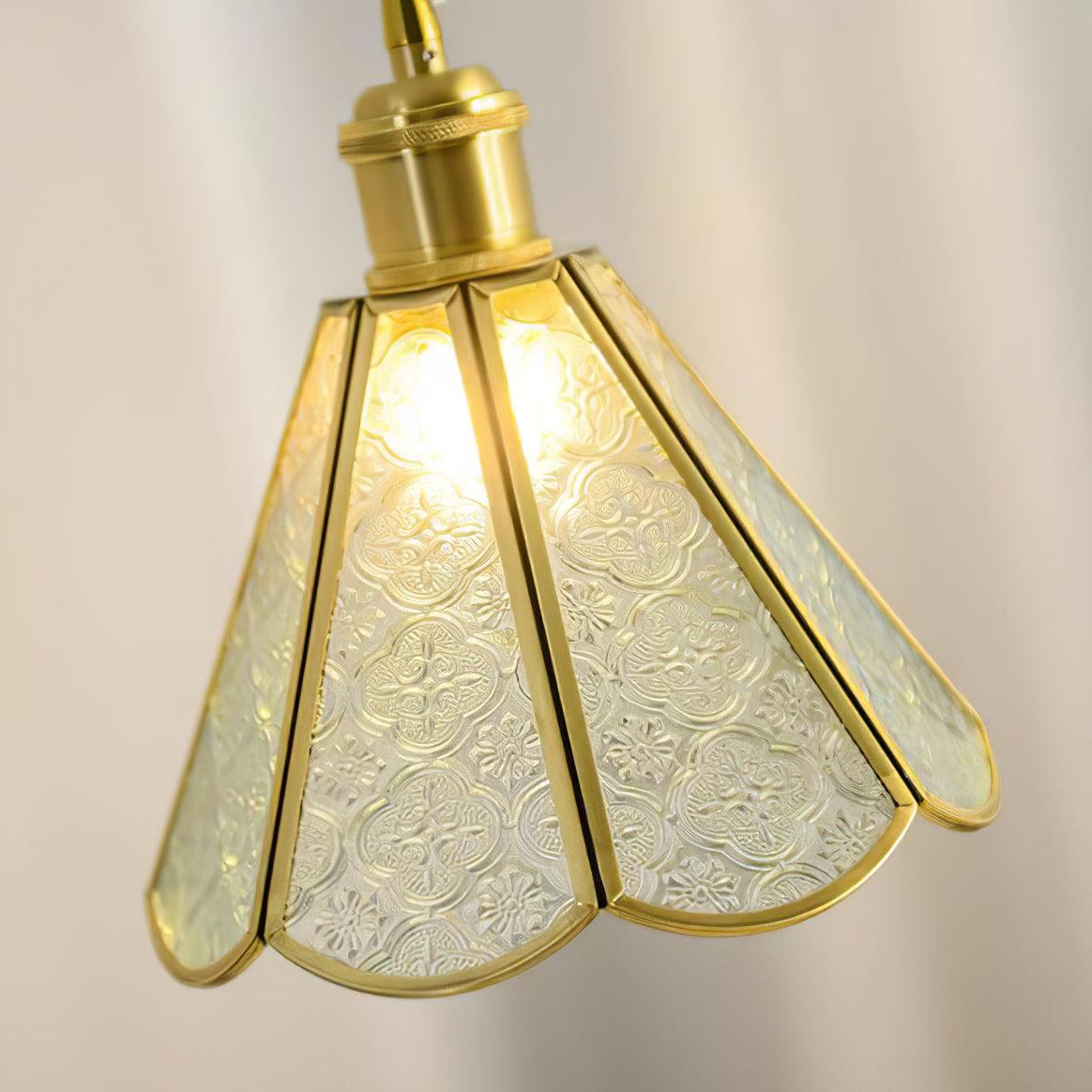 Arvane Brass & Glass Elegant Pendant Lamp