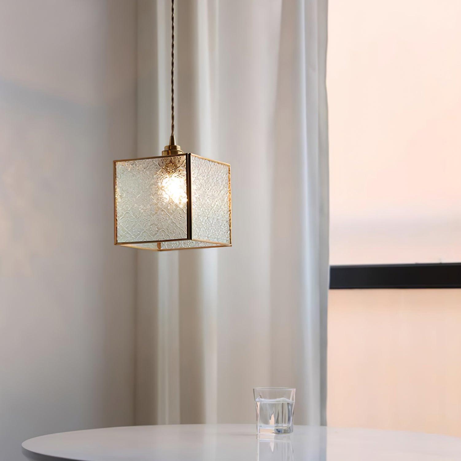 Arvane Brass & Glass Elegant Pendant Lamp
