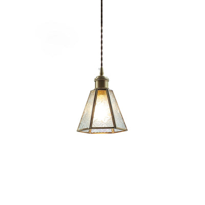 Arvane Brass & Glass Elegant Pendant Lamp
