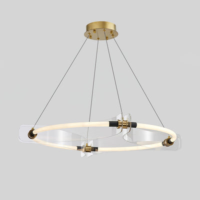 Casanine Chandelier Acrylic Gold Dining