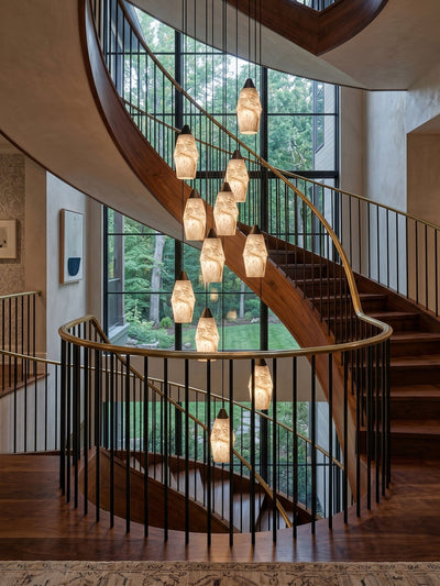 Pavilion Alabaster Cluster Chandelier
