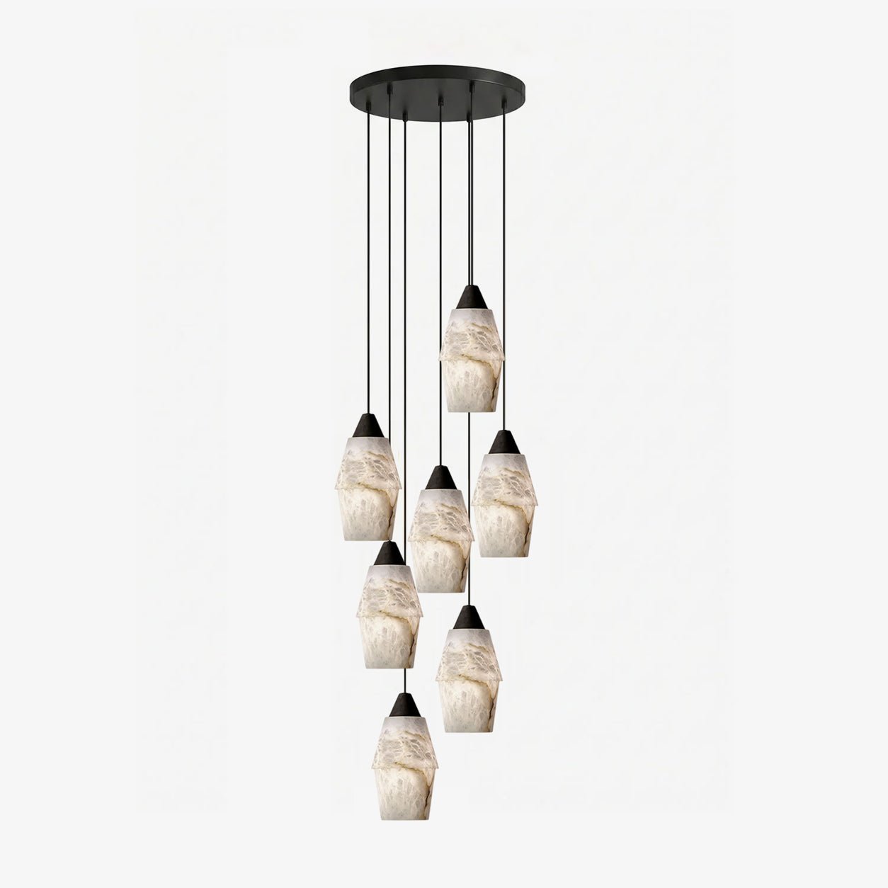 Pavilion Alabaster Cluster Chandelier