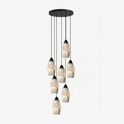 Pavilion Alabaster Cluster Chandelier