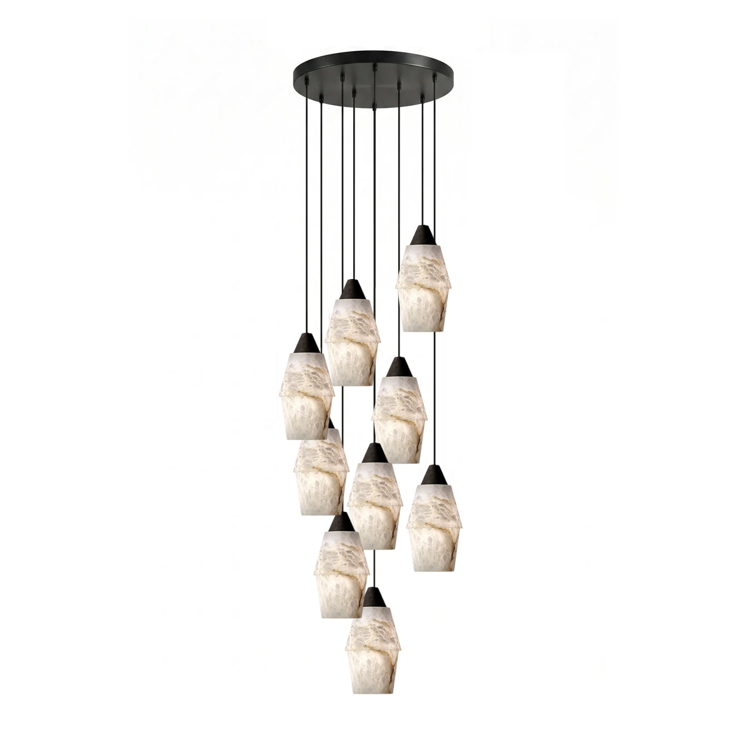 Pavilion Alabaster Cluster Chandelier