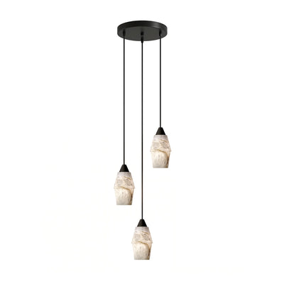 Pavilion Alabaster Cluster Chandelier