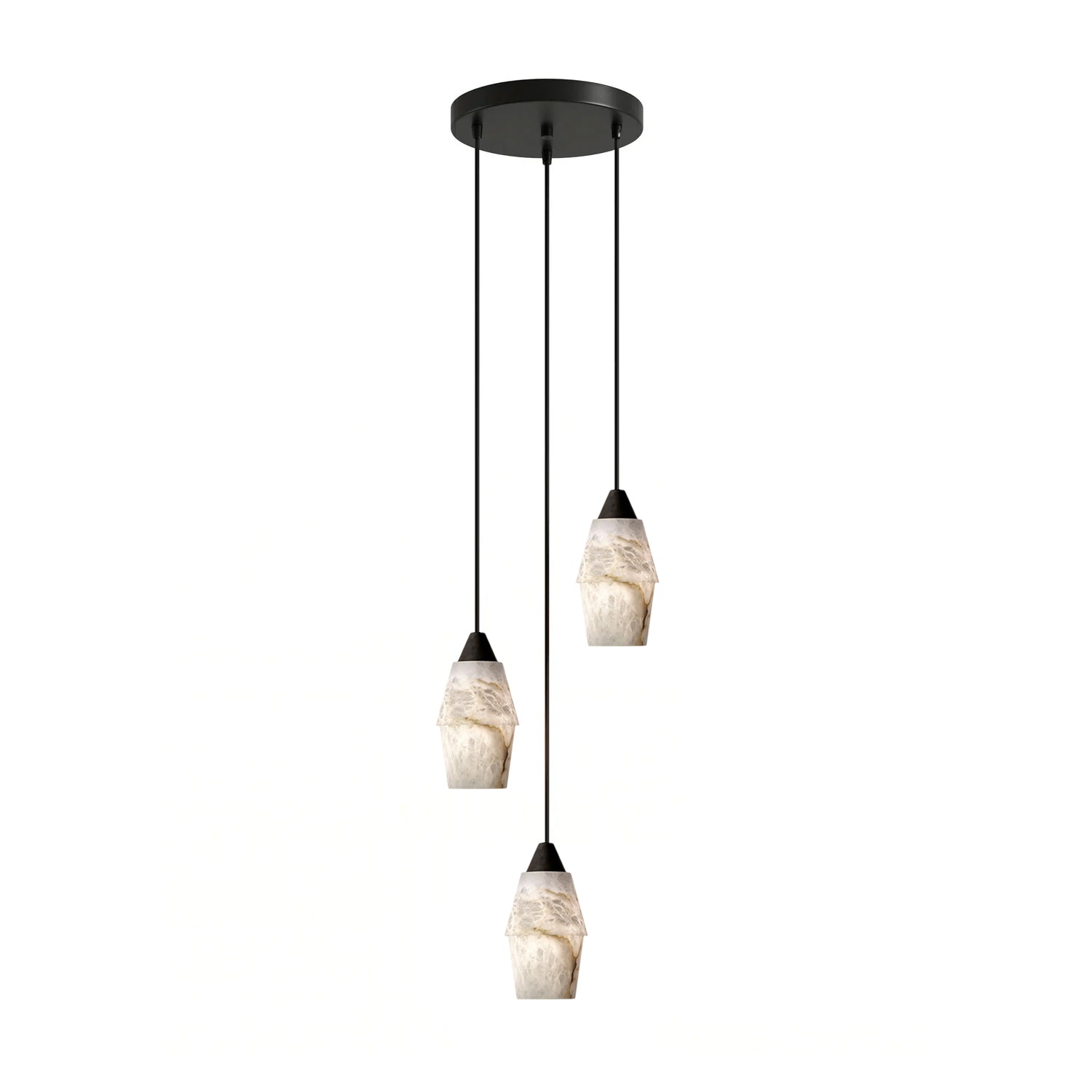 Pavilion Alabaster Cluster Chandelier