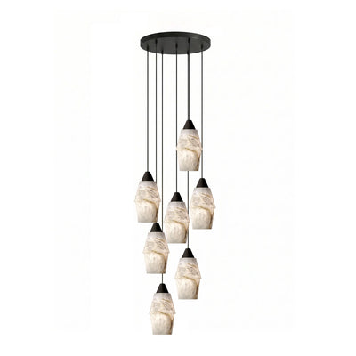 Pavilion Alabaster Cluster Chandelier
