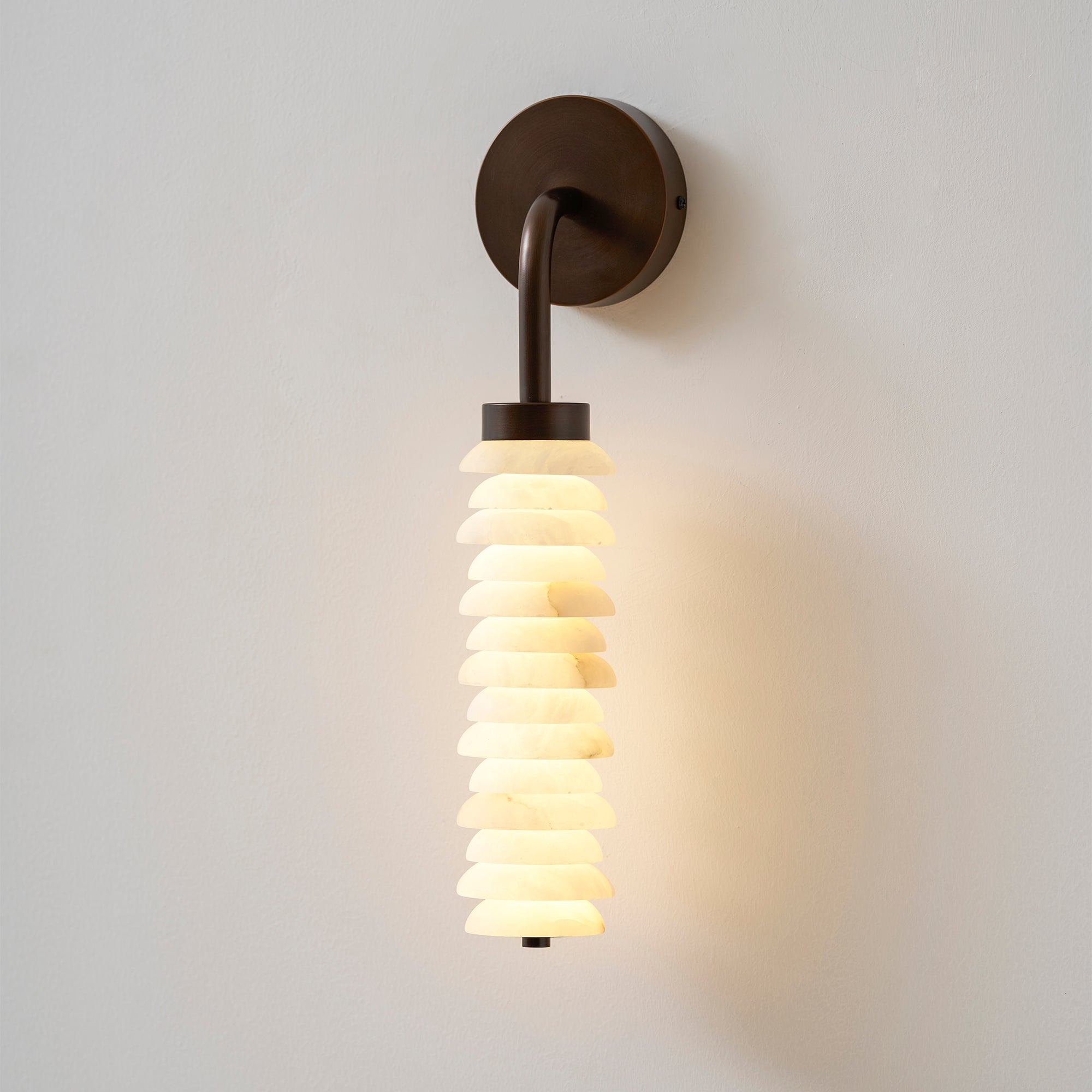Helix Alabaster Wall Lamp