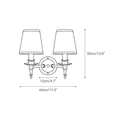 Ilthean Vintage Industrial Wall Lamp - Neutral Decor