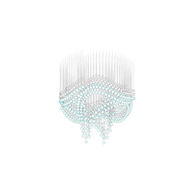 Pearl Veil Couture Cascade Customize Chandelier