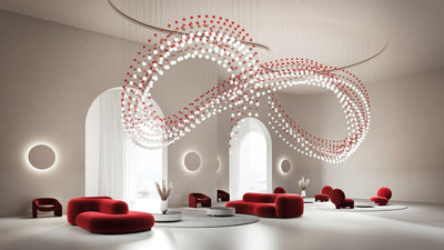 Pearl Veil Couture Cascade Customize Chandelier