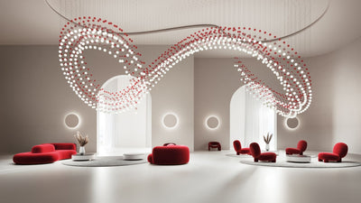 Pearl Veil Couture Cascade Customize Chandelier