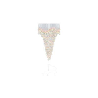 Pearl Veil Couture Cascade Customize Chandelier
