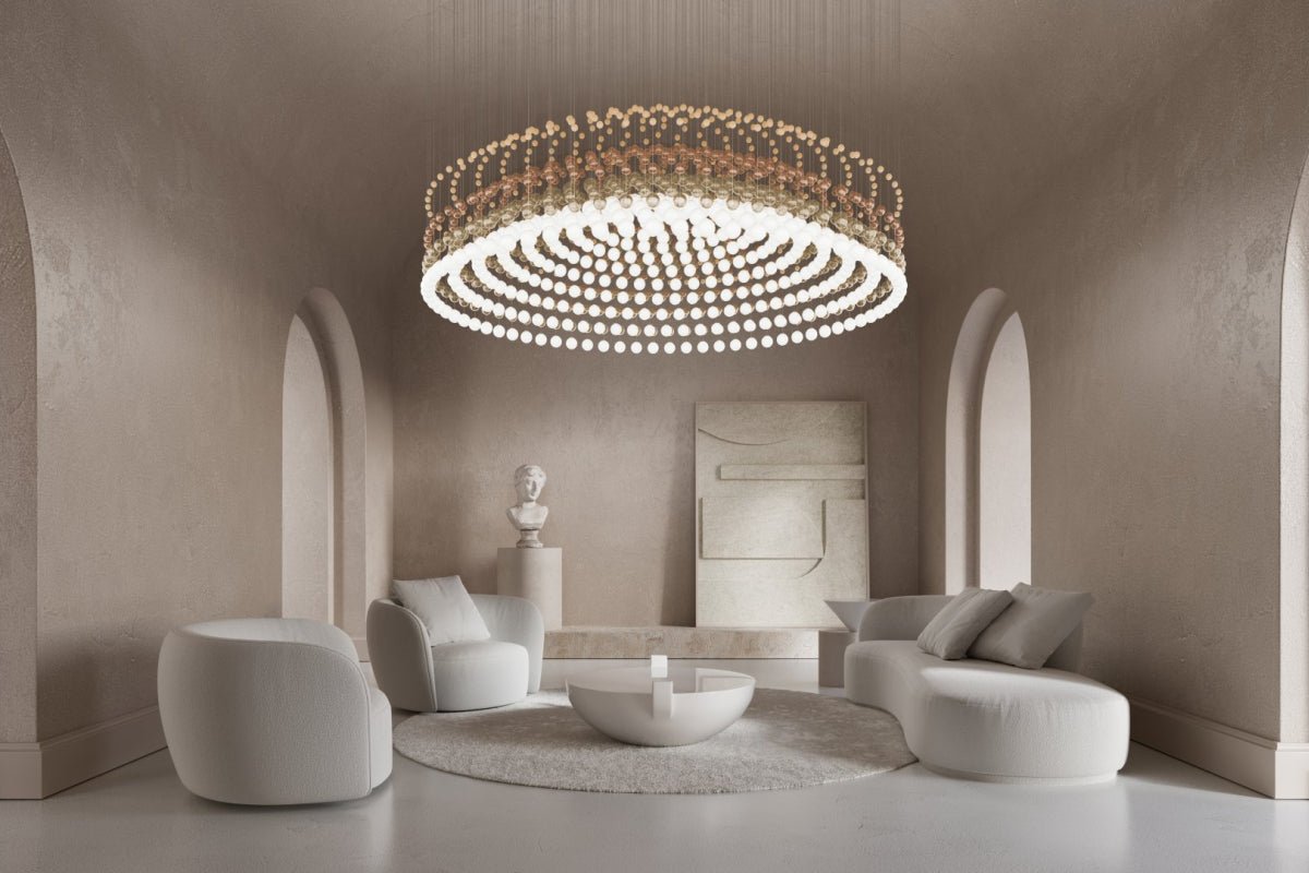 Pearl Veil Couture Cascade Customize Chandelier