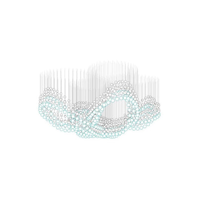 Pearl Veil Couture Cascade Customize Chandelier