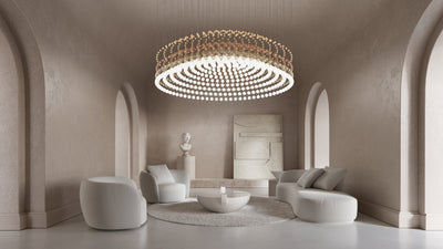 Pearl Veil Couture Cascade Customize Chandelier
