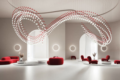 Pearl Veil Couture Cascade Customize Chandelier