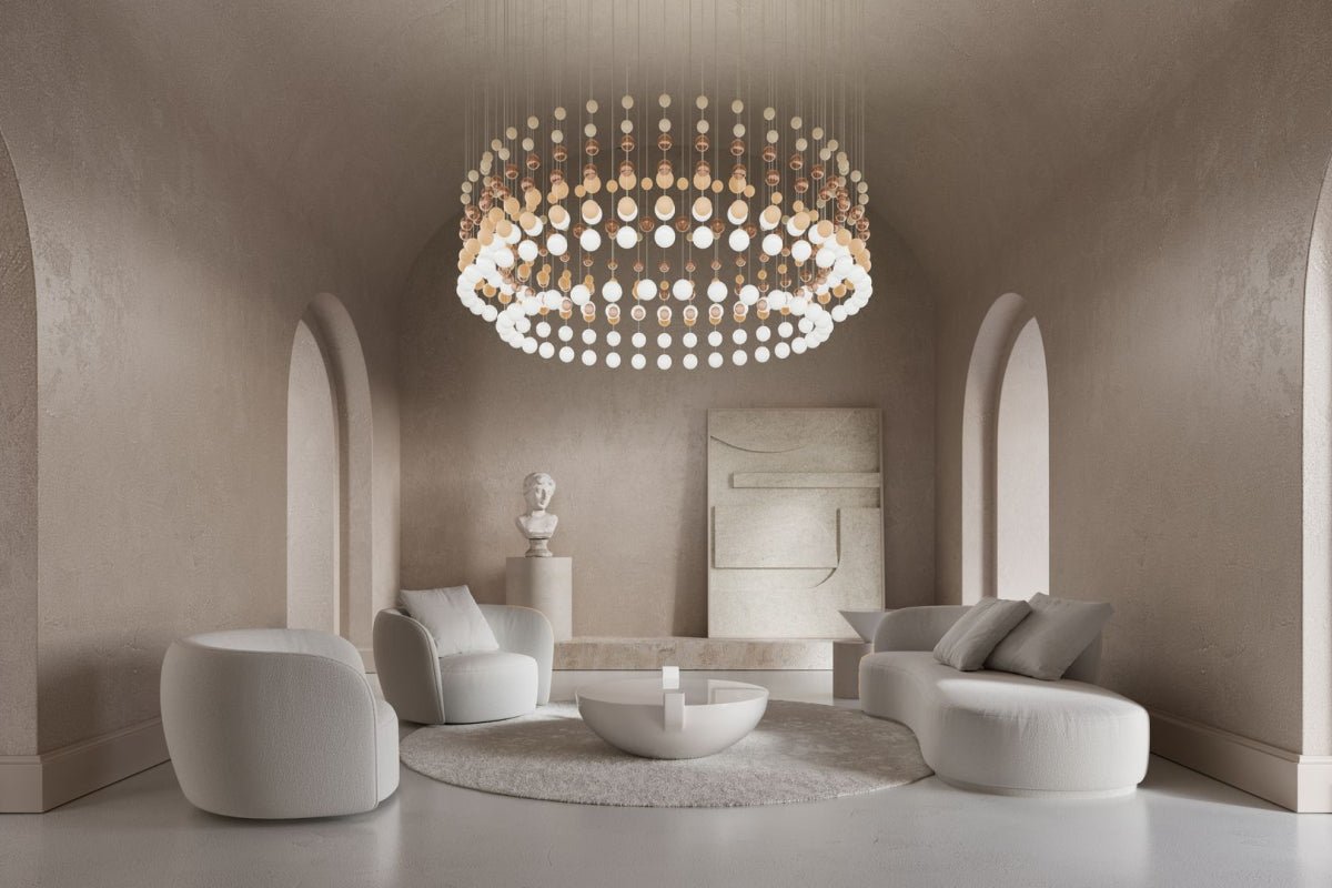 Pearl Veil Couture Cascade Customize Chandelier