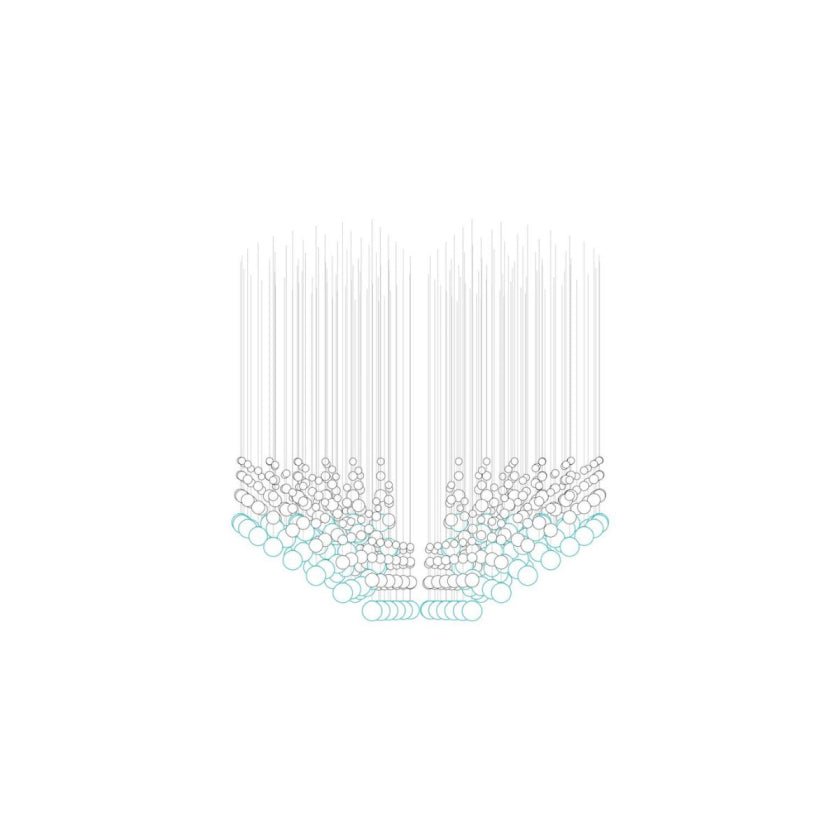 Pearl Veil Couture Cascade Customize Chandelier