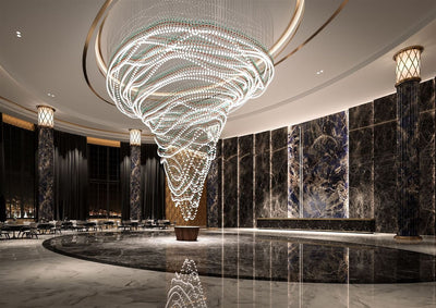 Pearl Veil Couture Cascade Customize Chandelier