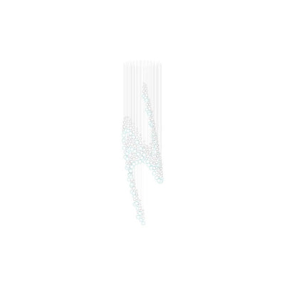Pearl Veil Couture Cascade Customize Chandelier