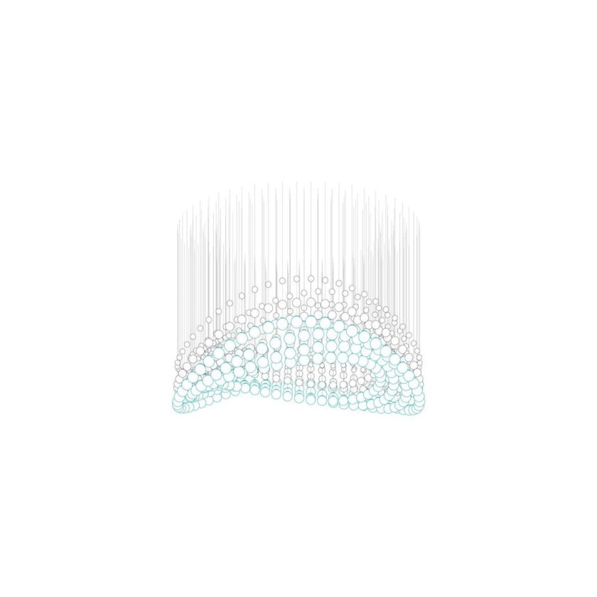 Pearl Veil Couture Cascade Customize Chandelier