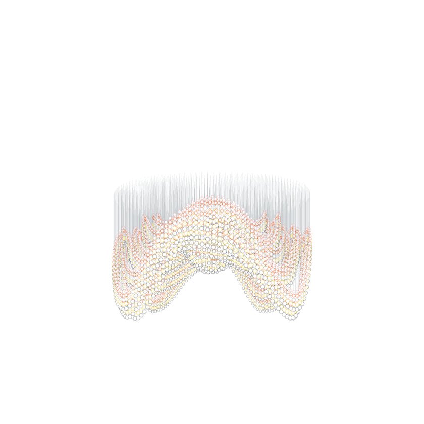 Pearl Veil Couture Cascade Customize Chandelier