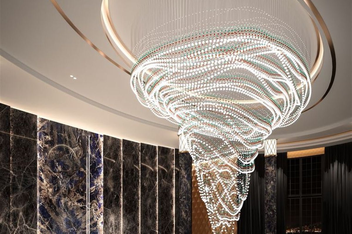 Pearl Veil Couture Cascade Customize Chandelier