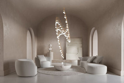 Pearl Veil Couture Cascade Customize Chandelier