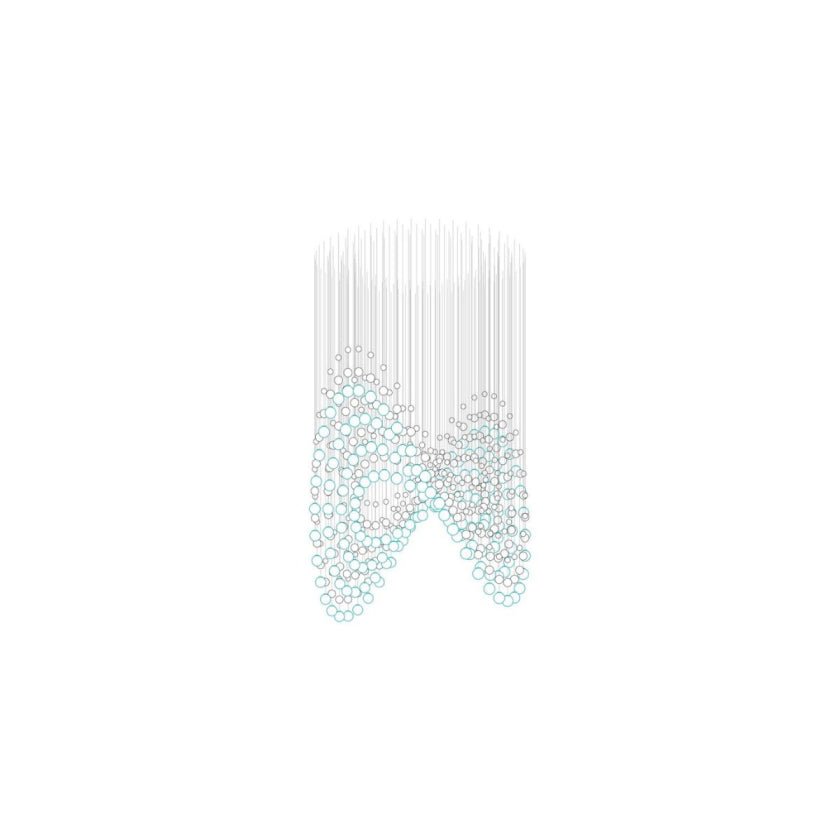 Pearl Veil Couture Cascade Customize Chandelier