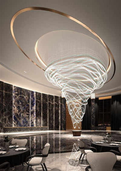 Pearl Veil Couture Cascade Customize Chandelier