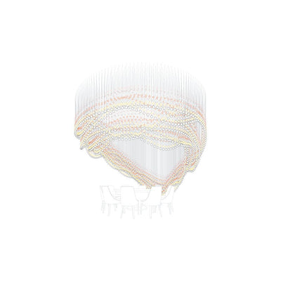 Pearl Veil Couture Cascade Customize Chandelier