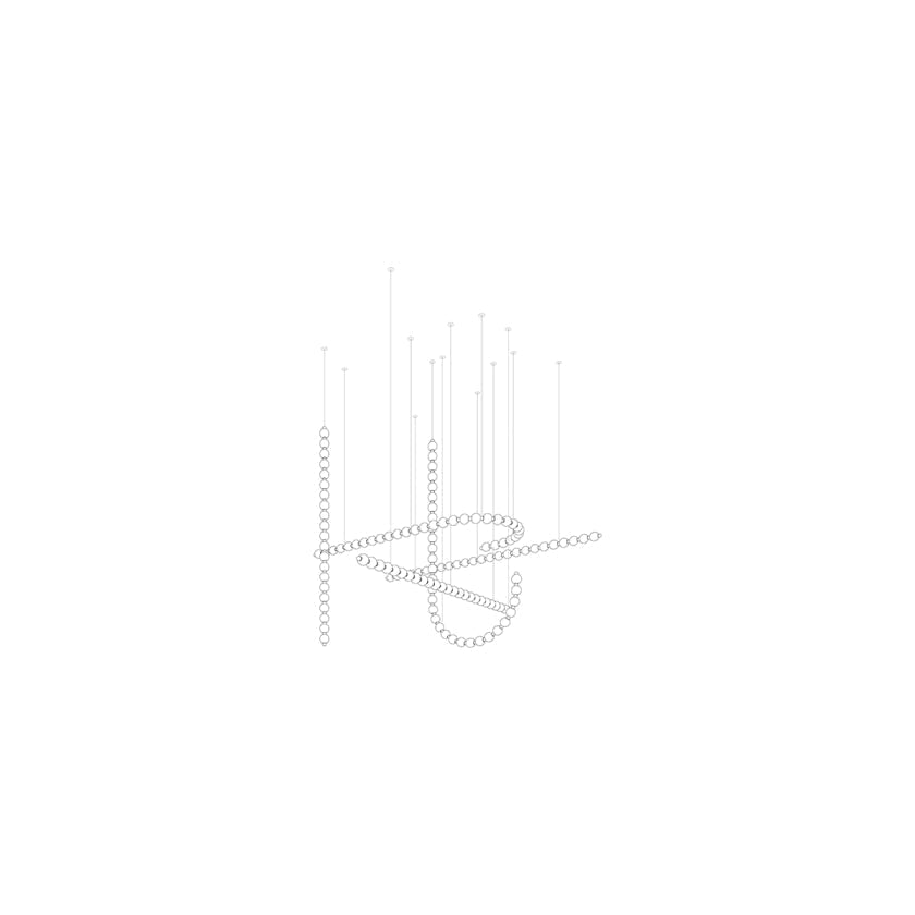 Pearl Symphony Grand Cascade Customize Chandelier