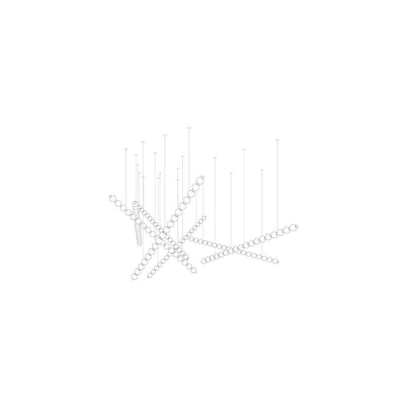 Pearl Symphony Grand Cascade Customize Chandelier