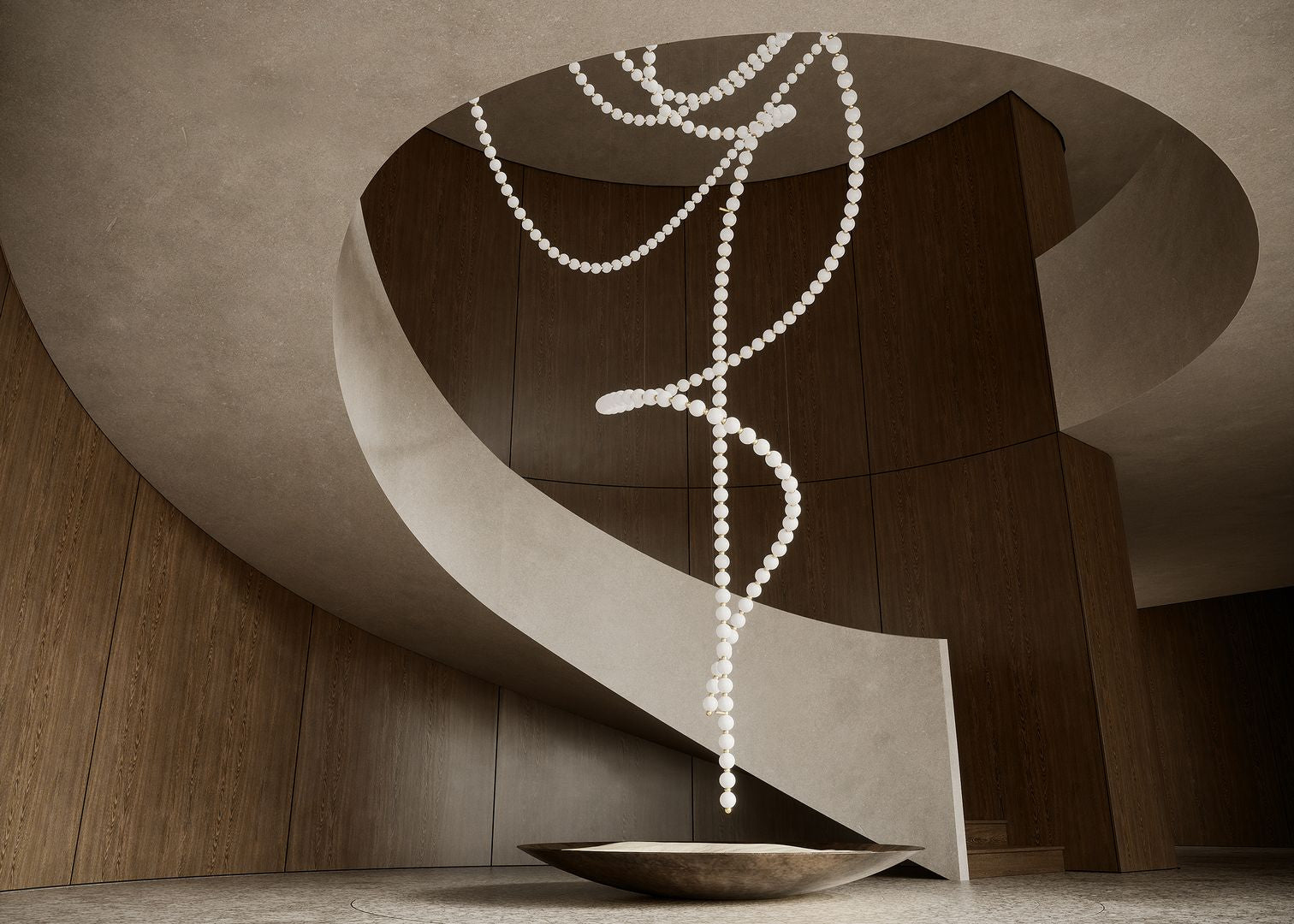 Pearl Symphony Grand Cascade Customize Chandelier
