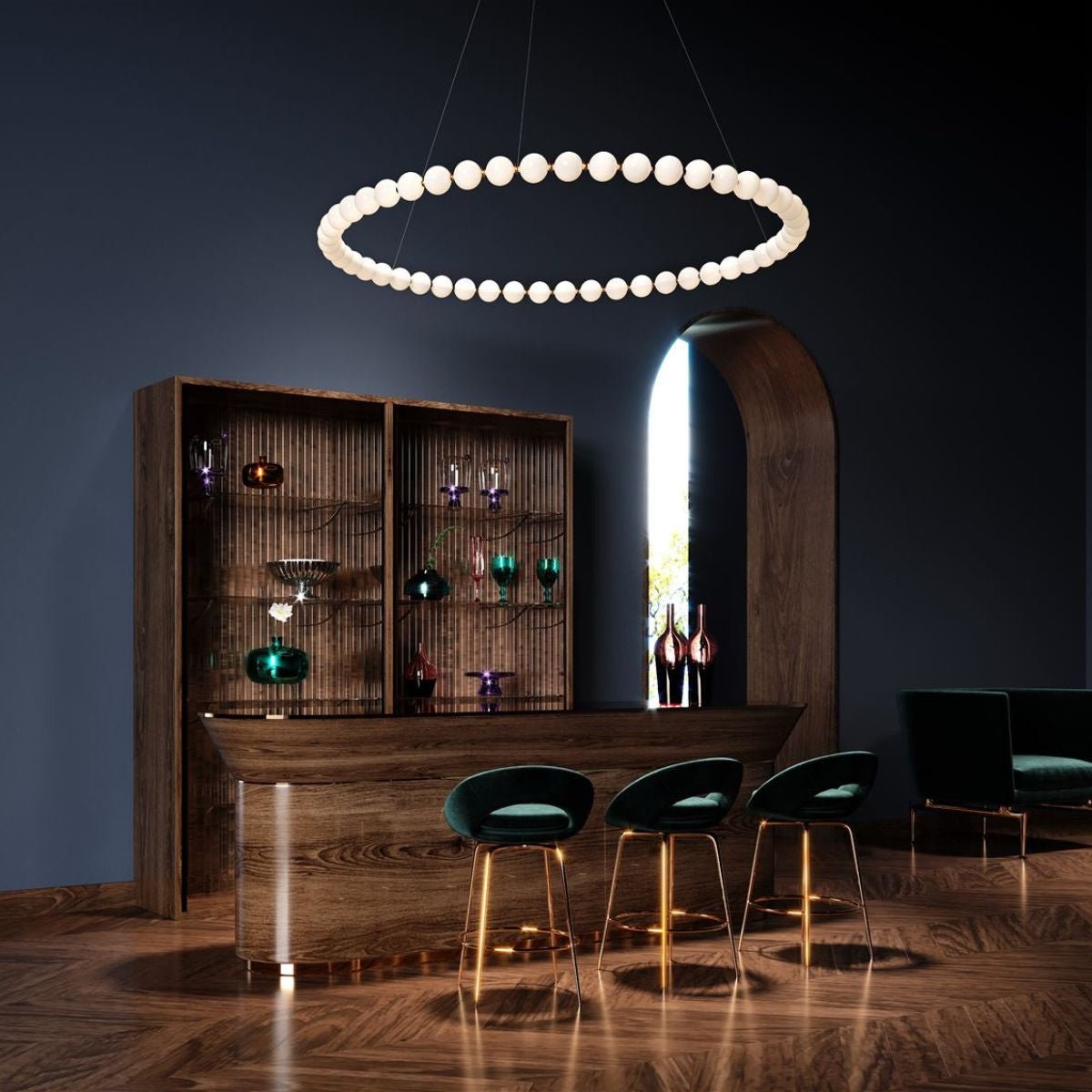 Pearl Symphony Grand Cascade Customize Chandelier