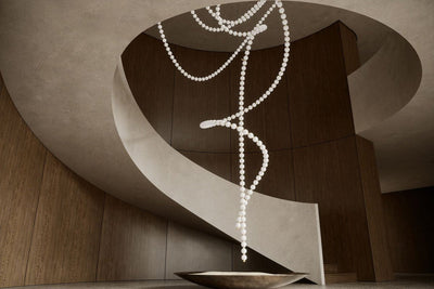 Pearl Symphony Grand Cascade Customize Chandelier