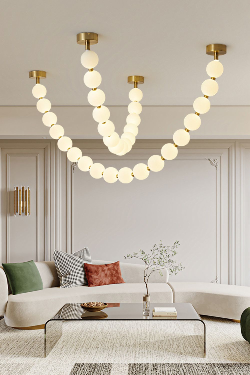 Zalvarin Brass Sputnik Chandelier - Neutral Decor