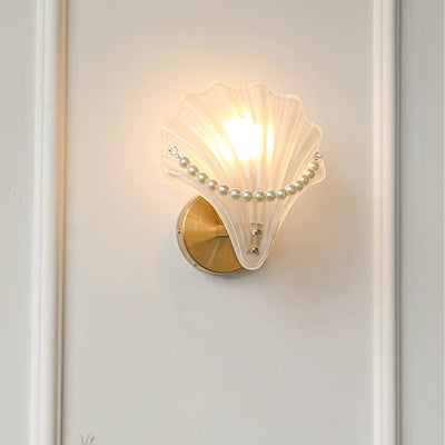 Pearl Wall Lamp Shell Elegant - Neutral Decor