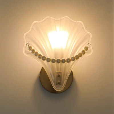 Pearl Wall Lamp Shell Elegant - Neutral Decor