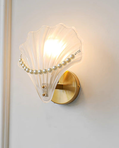Pearl Wall Lamp Shell Elegant - Neutral Decor