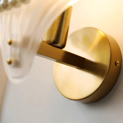 Pearl Wall Lamp Shell Elegant - Neutral Decor