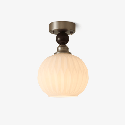 Ivcarila Modern Minimalist Pearl Sphere Glass Ceiling Lamp
