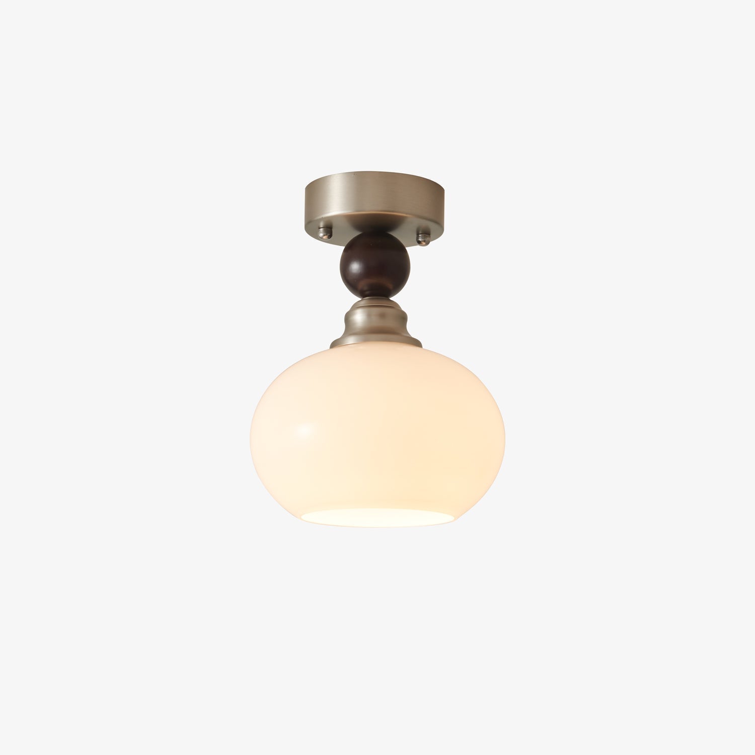 Ivcarila Modern Minimalist Pearl Sphere Glass Ceiling Lamp