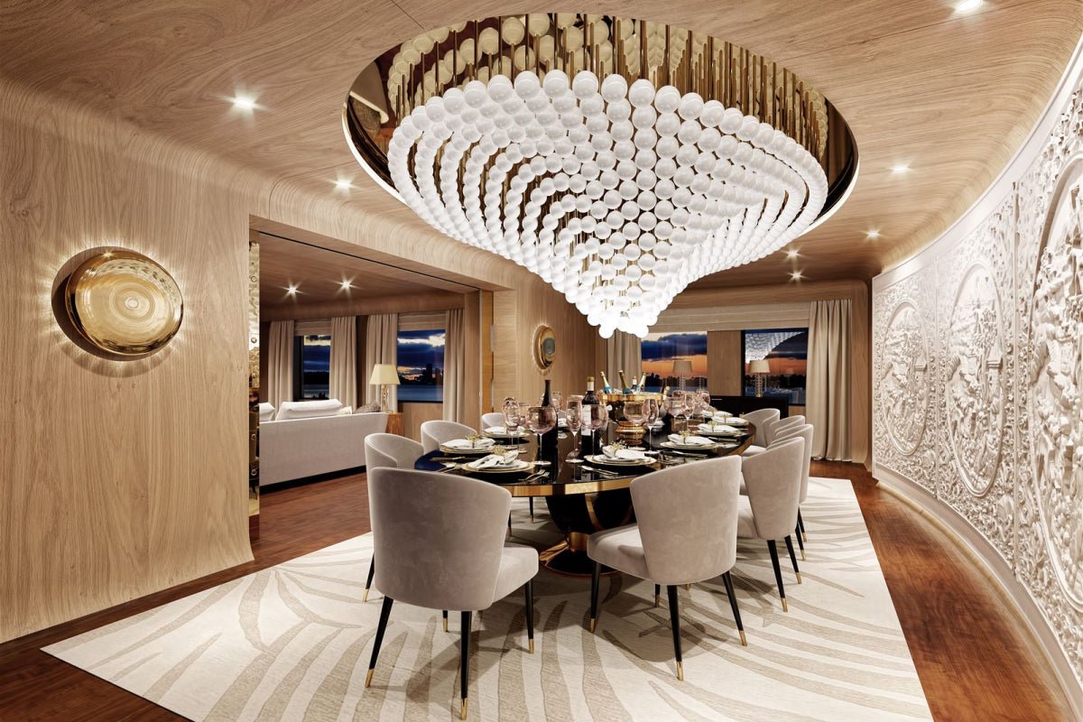 Nivren Pearl Wave Customize Chandelier