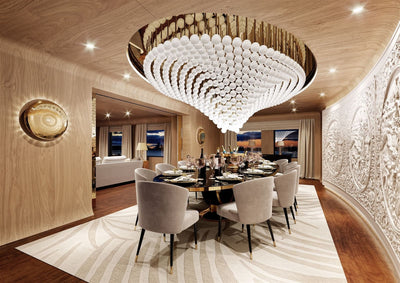 Nivren Pearl Wave Customize Chandelier