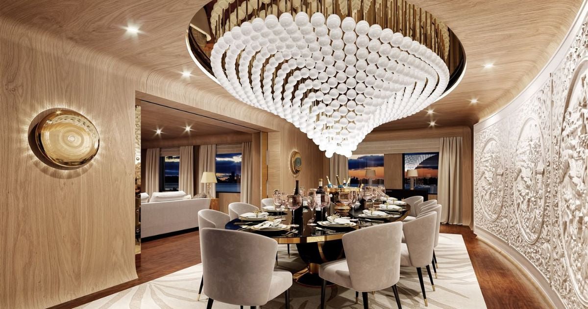 Nivren Pearl Wave Customize Chandelier