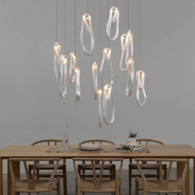 Elune Cascade Filament Chandelier