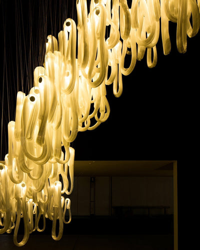 Elune Cascade Filament Chandelier