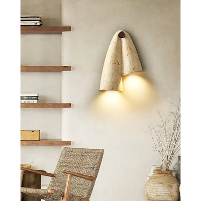Seralaya Travertine Wall Lamp